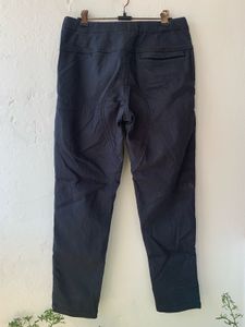 Dark Blue Casual Pants