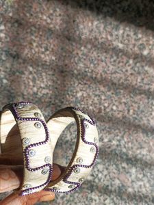 Homemade Party Wear Bangles
