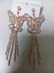 New Butterfly Tassel Earrings