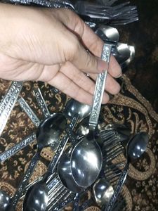 (New) Silverware Set (Pack Of 24)