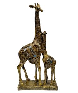 Giraffe Mother & Baby Sculpture