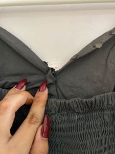 Military Green Mini Dress