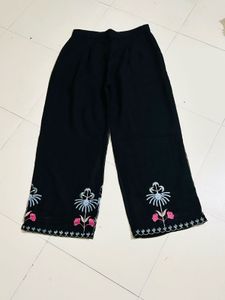 Embroidered Black Kurta Set Never Used