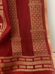 Maroon Taj Mahal Dupatta