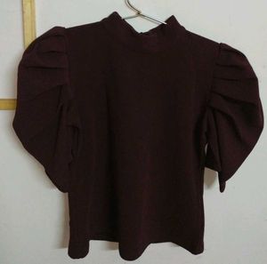 Puffed Sleeve Top