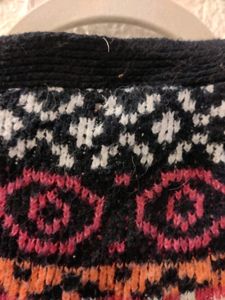 Navy Blue Button Sweater