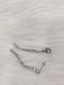 925 Sterling Silver Elegant Drop Earrings With Hal