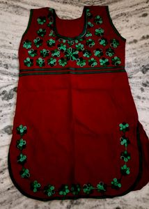 Beautiful Embroidery Maroon Kurta