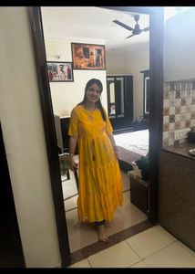 Yellow Tiered Dress