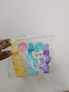 Empty Skincare Plastic Bottles
