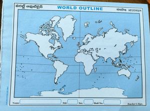 🌸World Outline Maps🌸