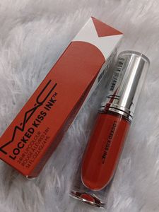 MAC Locked Kiss Ink Lipstick Brazen 🧡