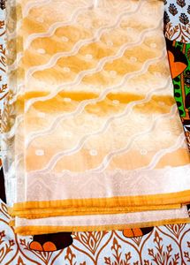 Elegant organza silk saree