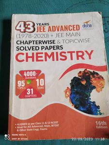 Disha Chemistry PYQ 43 Years Jee Mains And Advance