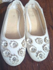 Cute Girl's Floral Ballerinas