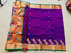 Kathpadar Paithani Saree