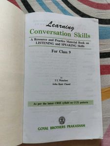 LEARNING CONVERSATION SKILLS