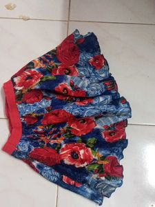 Floral Mini Skirt