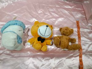 Combo Of 3 Imported Plush Toys