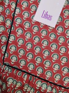 Maroon Printed Kurti