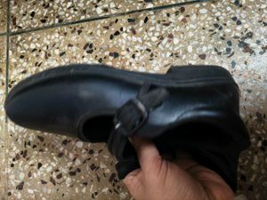 Action Brand Black School Shoes In 1 Number