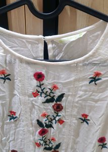 White Floral Dress