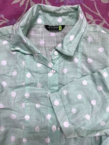 Crop Shirt With Knot
