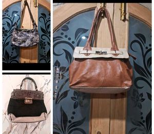 3 Combo Vintage Leather Hermes Dupe Bag