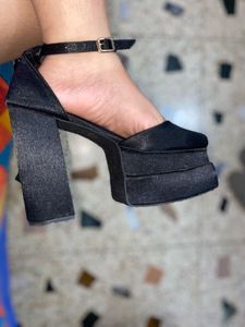 Black Platform Heels