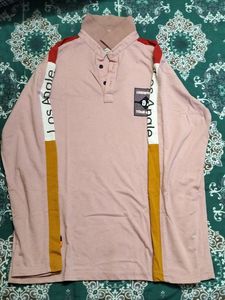 Pink Colour T-shirt Men T-shirt
