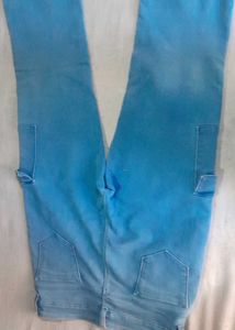 Blue Cargo Pants