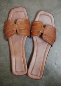 Brown Flats Sandals