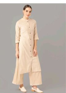 Cream Sequence Kurta