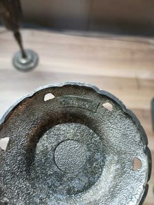 vintage silver-plated wine goblets