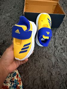 Adidas Baby Shoes - Yellow & Blue
