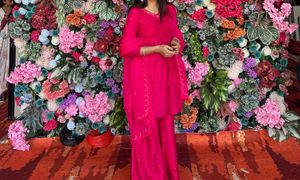 Elegant Pink Kurta Set