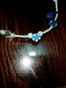 Blue Beaded Necklace