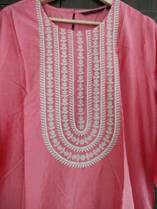 Embroidered Kurta For Women, 46inch