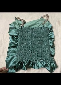 Green Chain Strap Top
