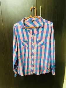 Plaid Button-Down Shirt