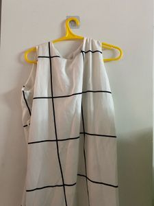 Checkered Casual Dress