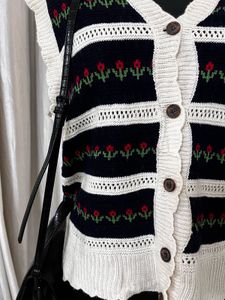 Floral Sweater Vest