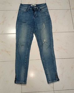 Zara Distressed Skinny Jeans