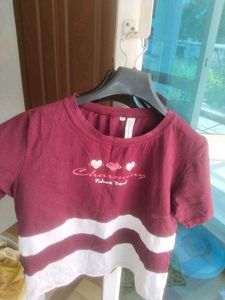 Striped Graphic Tee - Charming Future Travel