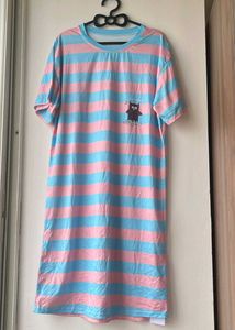 Striped T-Shirt Dress