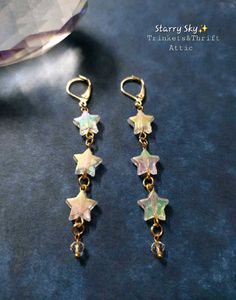 Starry Sky Dangle Earrings
