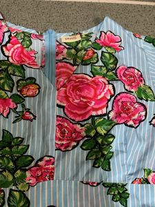 Floral Striped Top