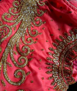 Pink With Golden Stone Gown