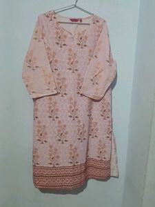 straight Pink Kurti
