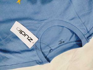 zudio Blue 'Life Goes On' Graphic Tee